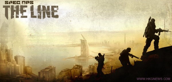 《Spec Ops: The Line》在城市廢墟遮蔽物來進行射擊戰鬥