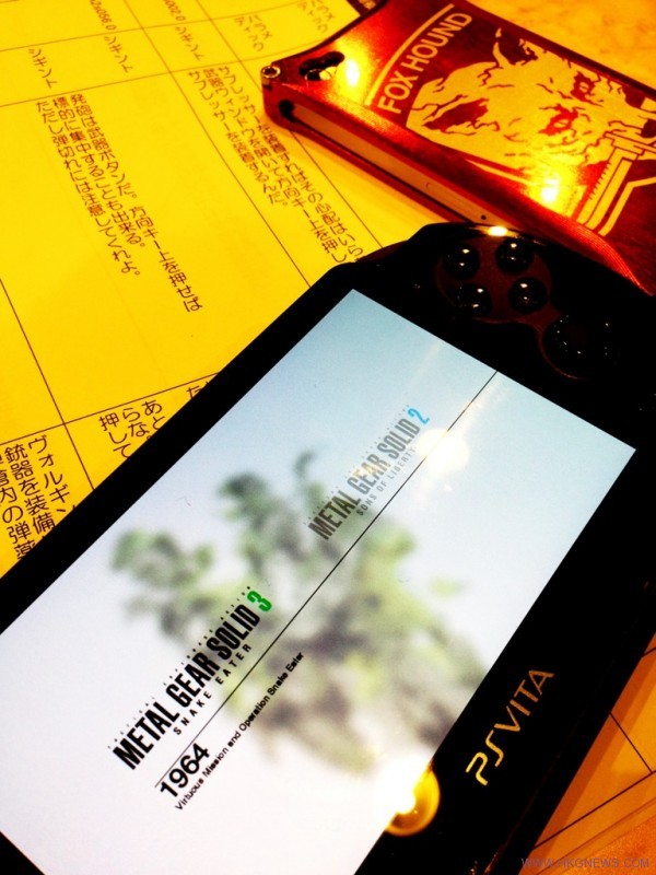 小島秀夫透露PS Vita版《Metal Gear Solid HD Collection》項目進行中