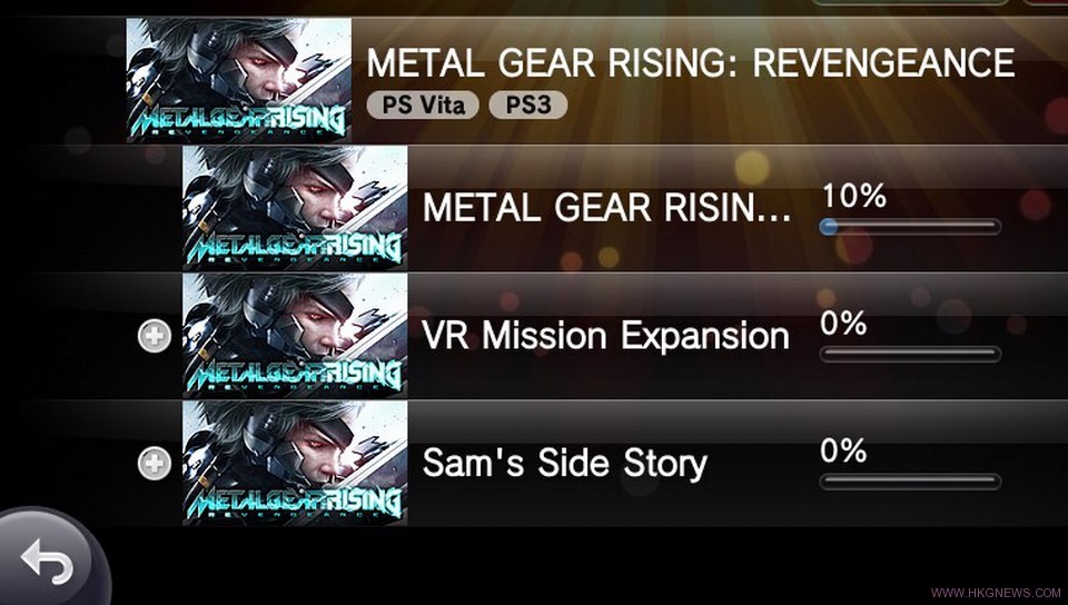 《Metal Gear Rising: Revengeance》獎杯圖驚現PS Vita?