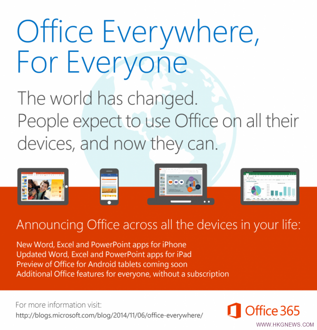 微軟手機版Office正式免費！