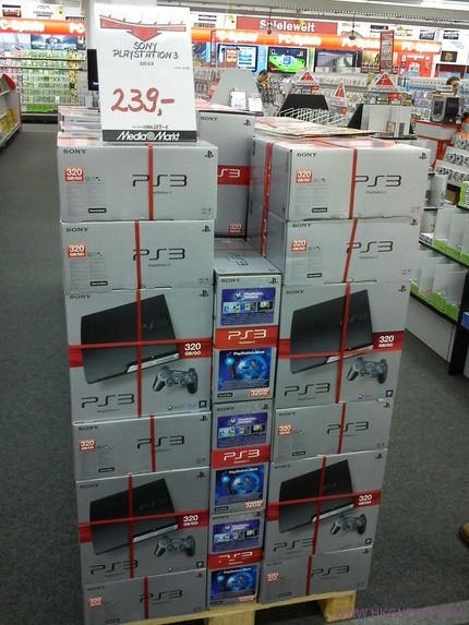 GamesCom PS3 320G降價開始! 歐洲各地店鋪陸續開始降價