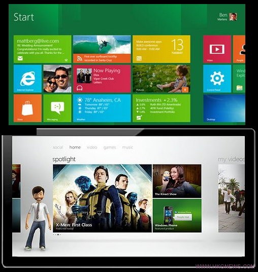 Windows 8運行Xbox Live的首張截圖公開
