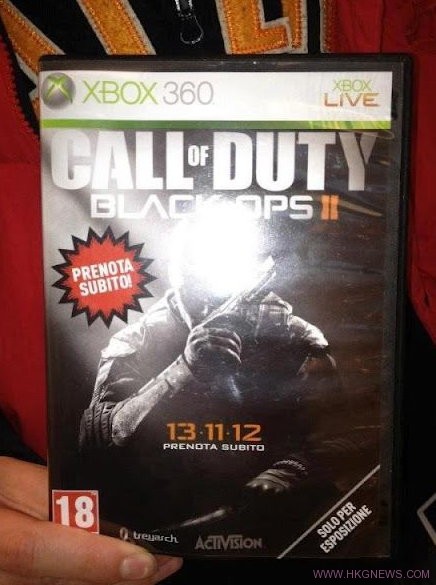 《Call Of Duty Black Ops 2》預告截圖5月1日曝光，11月13日發售封面洩露