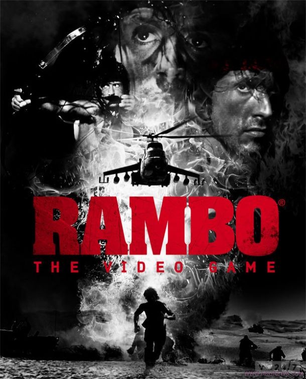 史泰龍《RAMBO》遊戲封面首曝