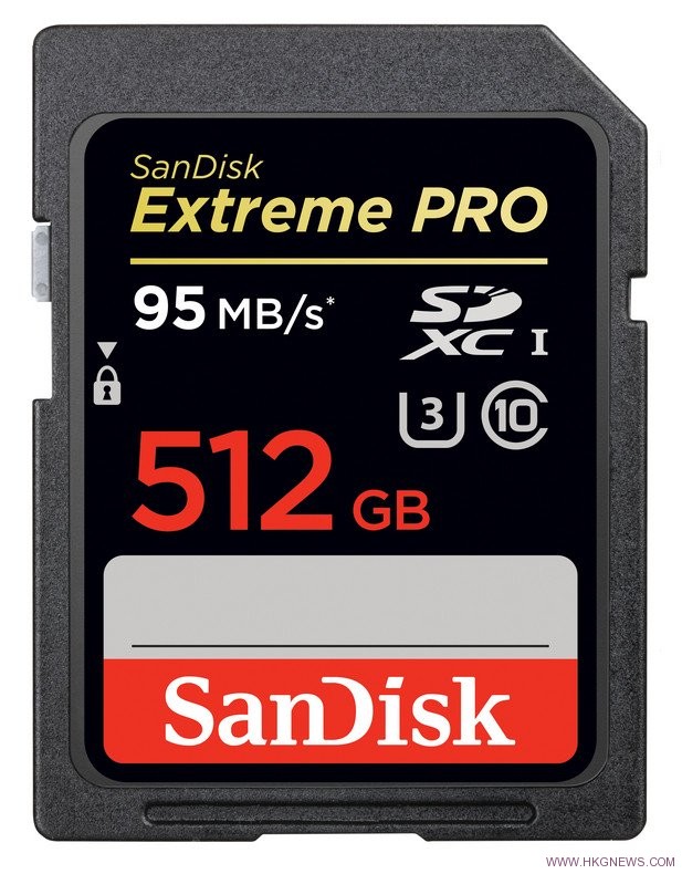 512GB！世界最大SD卡