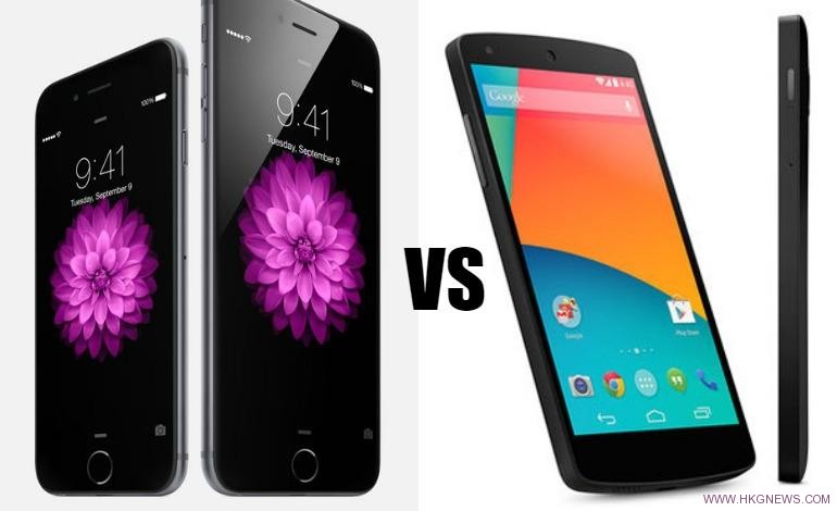 nexus 6 vs iphone 6