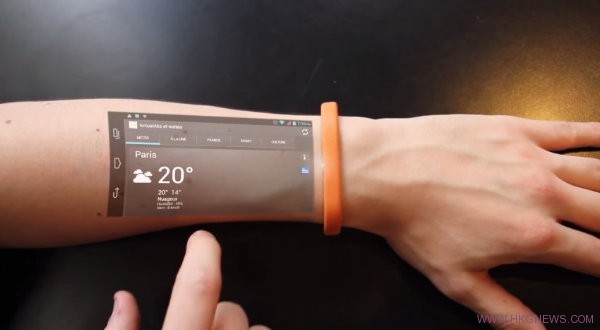 Cicret手環讓手臂成屏幕