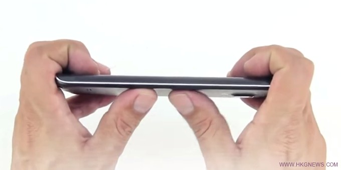 Galaxy S6 edge bend test