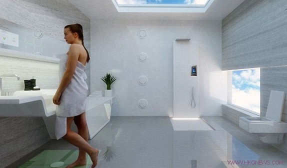 未來學家預測2025年浴室是這樣