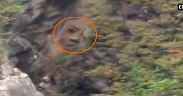 遊客無意中發現山上有一張人臉，2年後終於再次見到了神秘的「臉」！