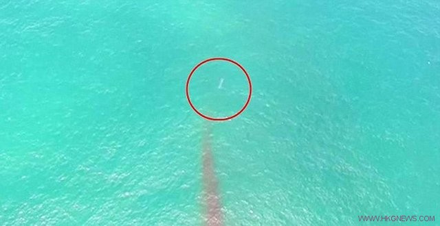無人機在南太平洋上拍到神秘UFO