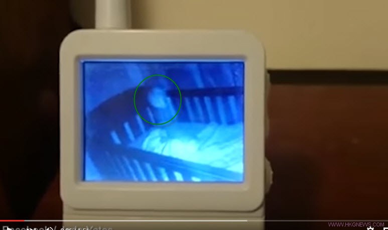 嬰兒床驚現「鬼魂」的物體