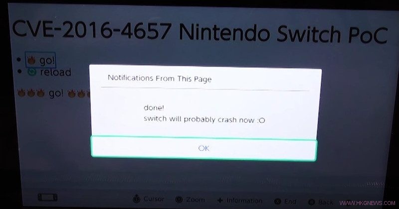 Nintendo Switch hacked
