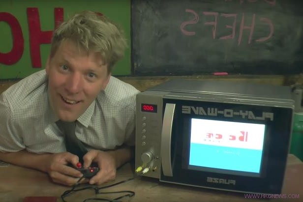 電子手工達人DIY微波爐遊戲機是什麼玩法?