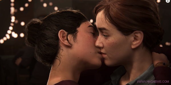 The Last of Us Part II kiss