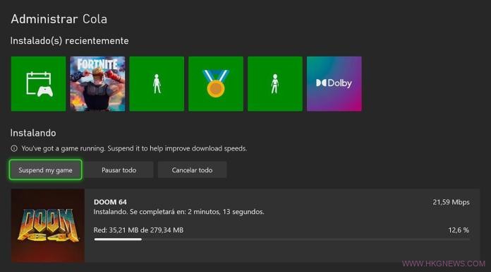 xbox new download speed