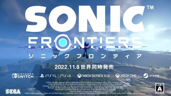 《Sonic》系列開放世界新作《Sonic Frontiers》預定11 月發售
